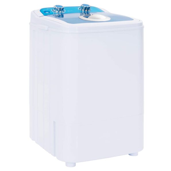 vidaXL Mini práčka s jednou nádobou 4,6 kg Modrá a biela – Obrázok 3
