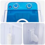 vidaXL Mini práčka s jednou nádobou 4,6 kg Modrá a biela – Obrázok 7