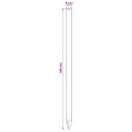 vidaXL Plotové stĺpy 12 ks Zelená 150 cm Borovicový masív – Obrázok 5