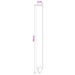 vidaXL Plotové stĺpy 10 ks Zelená 100 cm Borovicový masív – Obrázok 5