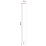 vidaXL Plotové stĺpy 5 ks Zelená 60 cm Borovicový masív – Obrázok 5