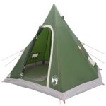 vidaXL 3 osoba Zelená 185T Polyester s PU náterom – Obrázok 2