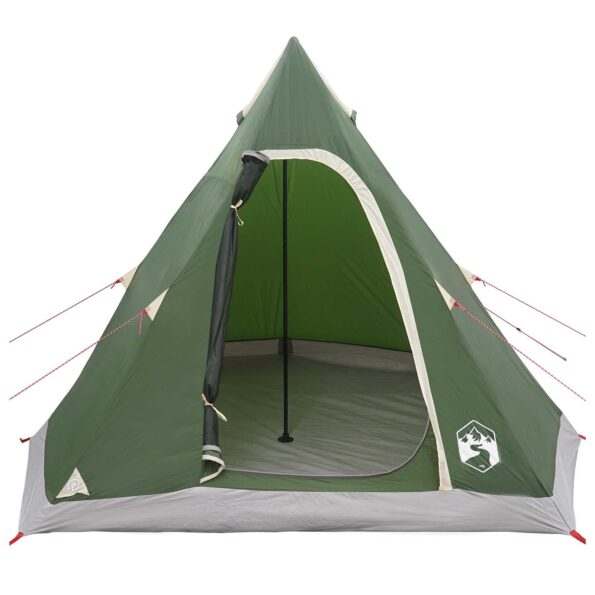 vidaXL 3 osoba Zelená 185T Polyester s PU náterom – Obrázok 4