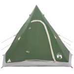vidaXL 3 osoba Zelená 185T Polyester s PU náterom – Obrázok 5