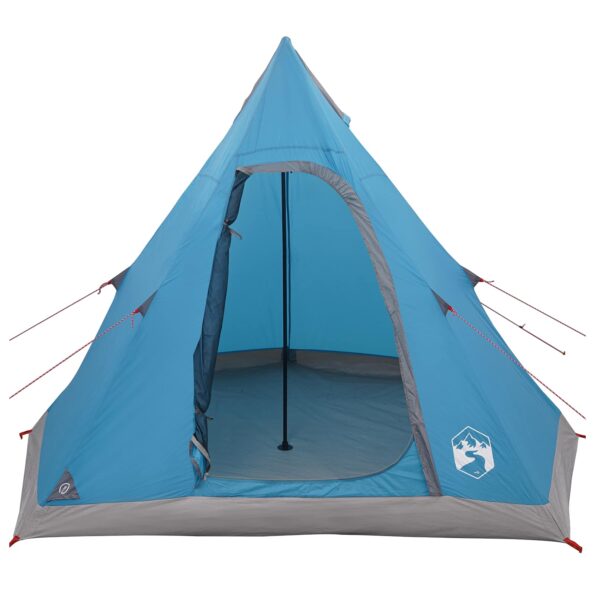 vidaXL 3 osoba Modrá 185T Polyester s PU náterom – Obrázok 4