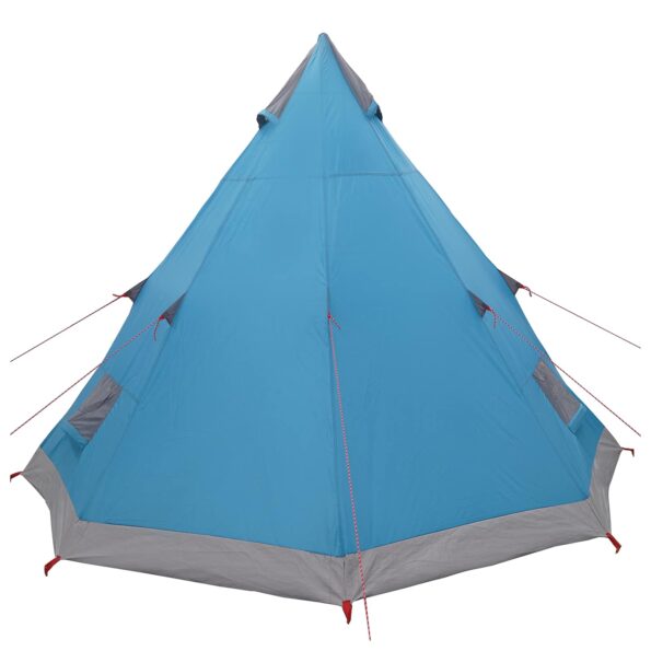 vidaXL 3 osoba Modrá 185T Polyester s PU náterom – Obrázok 7