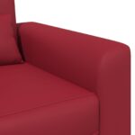 vidaXL Kreslo Víno červené Umelá koža – Obrázok 6