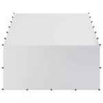 vidaXL Kurník so strechou Strieborná 300 x 200 x 190 cm – Obrázok 4