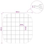 vidaXL Podložka pod bazén 49 ks Ø 408 cm Okrúhly EVA pena Sivá – Obrázok 8