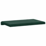 vidaXL Vankúš na lavičku Zamat Tmavozelená Hĺbka 35 cm – Obrázok 7