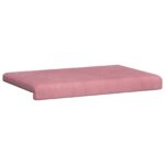 vidaXL Vankúš na lavičku Zamat Ružová Hĺbka 35 cm – Obrázok 5