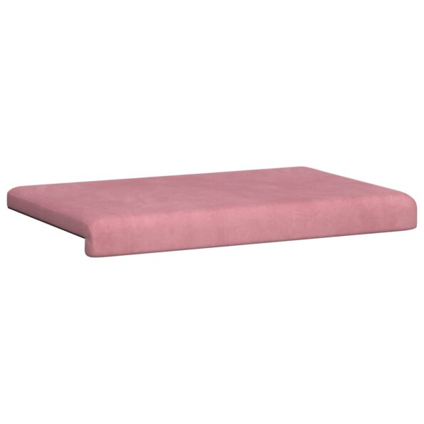vidaXL Vankúš na lavičku Zamat Ružová Hĺbka 35 cm – Obrázok 5