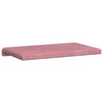 vidaXL Vankúš na lavičku Zamat Ružová Hĺbka 35 cm – Obrázok 7