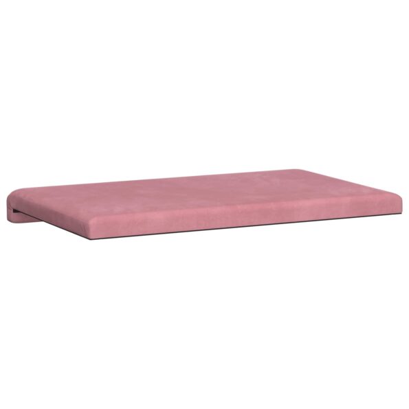 vidaXL Vankúš na lavičku Zamat Ružová Hĺbka 35 cm – Obrázok 7