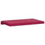 vidaXL Vankúš na lavičku Zamat Víno červené Hĺbka 35 cm – Obrázok 7