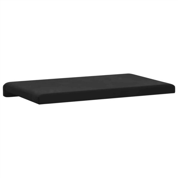 vidaXL Vankúš na lavičku Zamat Čierna Hĺbka 35 cm – Obrázok 7
