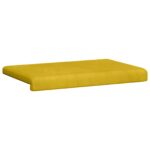 vidaXL Vankúš na lavičku Zamat Žltá Hĺbka 35 cm – Obrázok 5