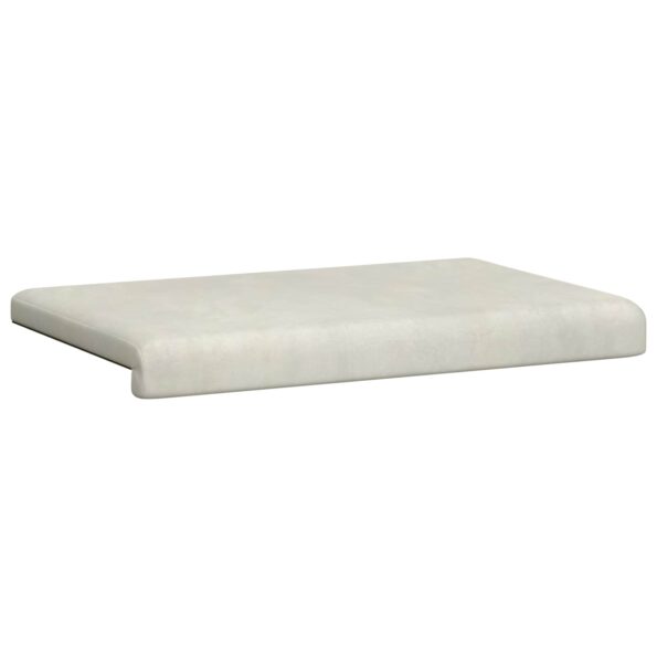 vidaXL Vankúš na lavičku Zamat Krémová Hĺbka 35 cm – Obrázok 5