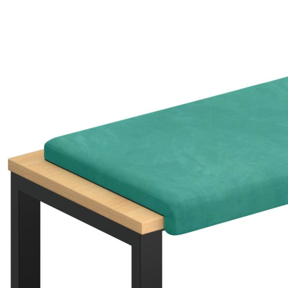 vidaXL Vankúš na lavičku Zamat Tyrkysová Hĺbka 35 cm – Obrázok 2