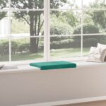 vidaXL Vankúš na lavičku Zamat Tyrkysová Hĺbka 35 cm – Obrázok 4