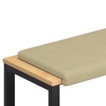 vidaXL Vankúš na lavičku manšestr Šedá zelená Hĺbka 35 cm – Obrázok 2
