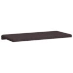 vidaXL Vankúš na lavičku Látka Tmavohnedá Hĺbka 35 cm – Obrázok 7