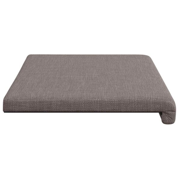 vidaXL Vankúš na lavičku Látka Sivohnedá Hĺbka 35 cm – Obrázok 6