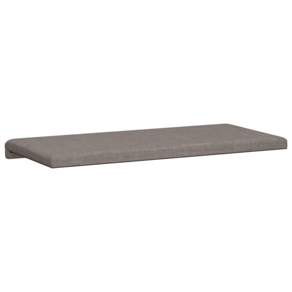 vidaXL Vankúš na lavičku Látka Sivohnedá Hĺbka 35 cm – Obrázok 7