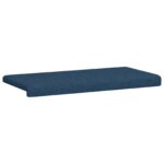 vidaXL Vankúš na lavičku Látka Modrá Hĺbka 35 cm – Obrázok 5