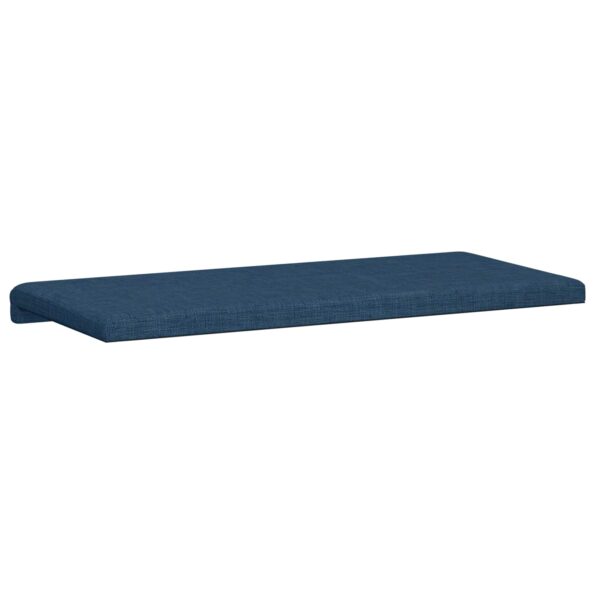 vidaXL Vankúš na lavičku Látka Modrá Hĺbka 35 cm – Obrázok 7