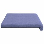 vidaXL Vankúš na lavičku Látka Modrá džínovina Hĺbka 35 cm – Obrázok 6
