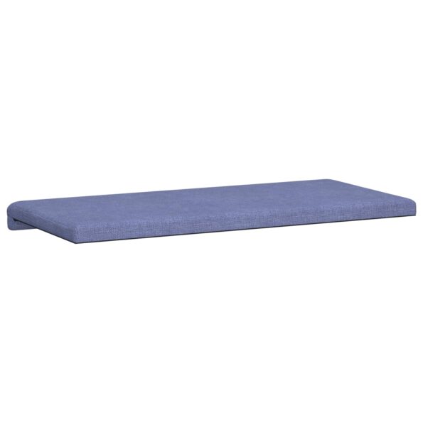 vidaXL Vankúš na lavičku Látka Modrá džínovina Hĺbka 35 cm – Obrázok 7