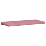 vidaXL Vankúš na lavičku Zamat Ružová Hĺbka 35 cm – Obrázok 7