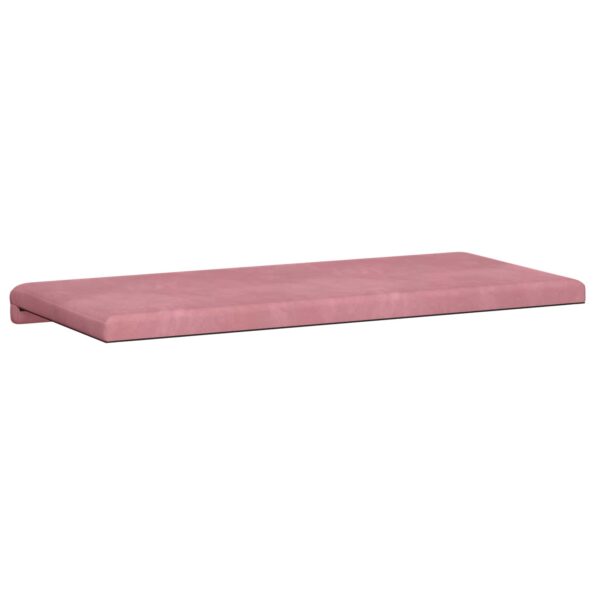 vidaXL Vankúš na lavičku Zamat Ružová Hĺbka 35 cm – Obrázok 7