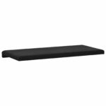 vidaXL Vankúš na lavičku Zamat Čierna Hĺbka 35 cm – Obrázok 7