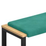 vidaXL Vankúš na lavičku Zamat Tyrkysová Hĺbka 35 cm – Obrázok 2