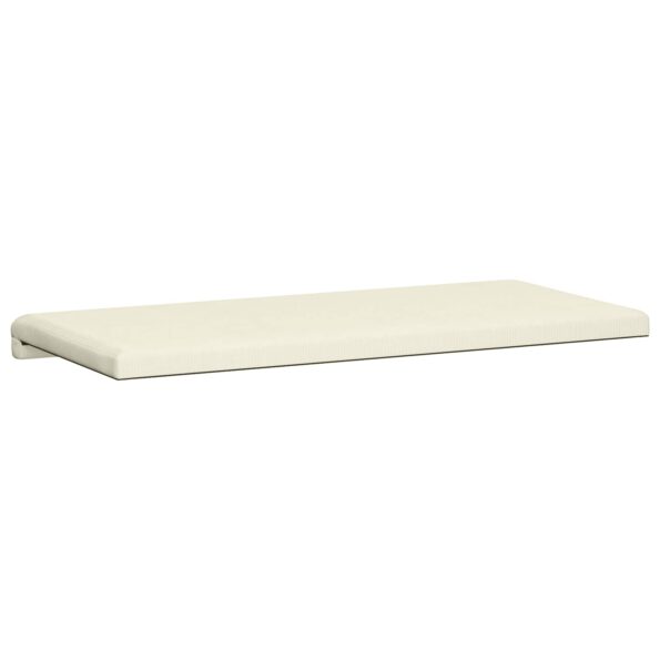 vidaXL Vankúš na lavičku manšestr Krémová Hĺbka 35 cm – Obrázok 7