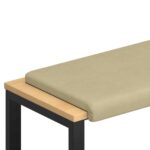 vidaXL Vankúš na lavičku manšestr Šedá zelená Hĺbka 35 cm – Obrázok 2
