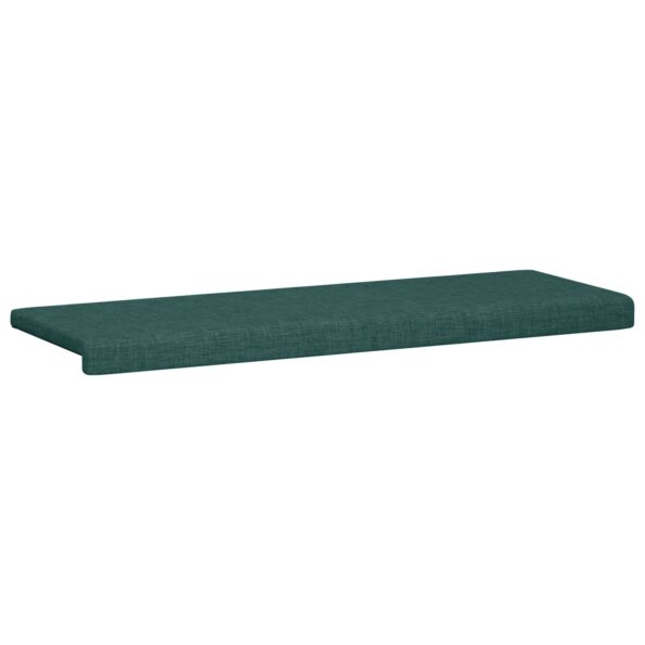 vidaXL Vankúš na lavičku Látka Tmavozelená Hĺbka 35 cm – Obrázok 5