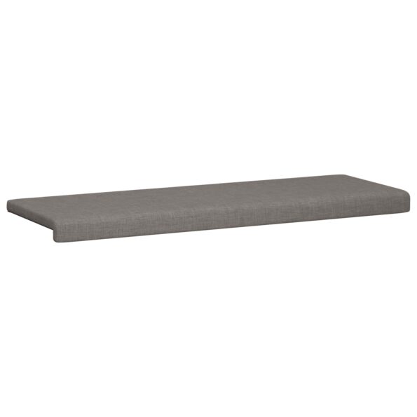 vidaXL Vankúš na lavičku Látka Sivohnedá Hĺbka 35 cm – Obrázok 5