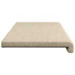 vidaXL Vankúš na lavičku Látka Krémová Hĺbka 35 cm – Obrázok 6