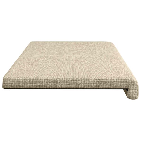 vidaXL Vankúš na lavičku Látka Krémová Hĺbka 35 cm – Obrázok 6