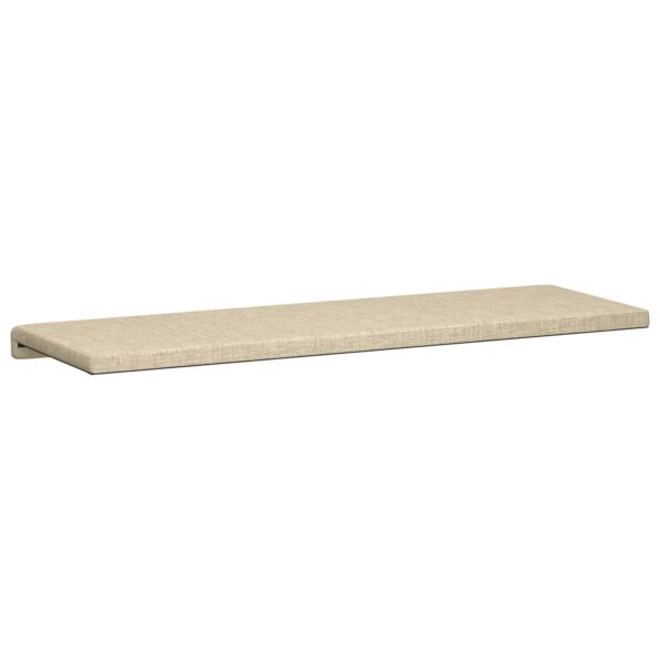 vidaXL Vankúš na lavičku Látka Krémová Hĺbka 35 cm – Obrázok 7