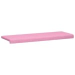 vidaXL Vankúš na lavičku Látka Ružová Hĺbka 35 cm – Obrázok 5