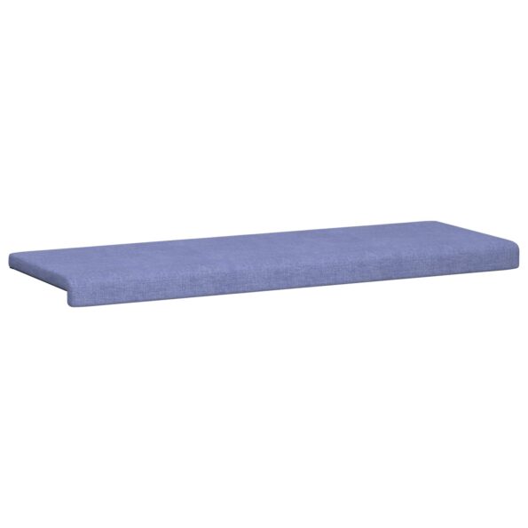 vidaXL Vankúš na lavičku Látka Modrá džínovina Hĺbka 35 cm – Obrázok 5