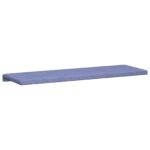 vidaXL Vankúš na lavičku Látka Modrá džínovina Hĺbka 35 cm – Obrázok 7