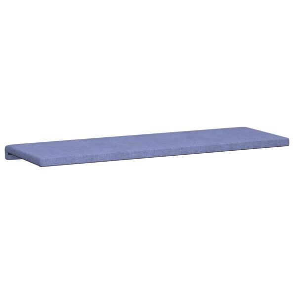 vidaXL Vankúš na lavičku Látka Modrá džínovina Hĺbka 35 cm – Obrázok 7