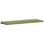 vidaXL Vankúš na lavičku Zamat Svetlo zelená Hĺbka 35 cm – Obrázok 7