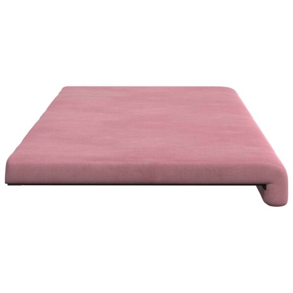 vidaXL Vankúš na lavičku Zamat Ružová Hĺbka 35 cm – Obrázok 6