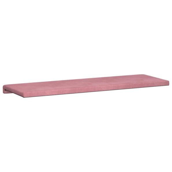 vidaXL Vankúš na lavičku Zamat Ružová Hĺbka 35 cm – Obrázok 7